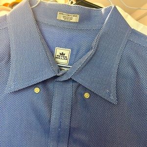 Peter Millar long sleeve button down, 100% cotton, worn once.